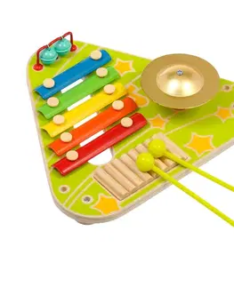 Hudobné hračky LUCY & LEO - 180 Hudobný panel - drevená multifunkčná hudobná hračka