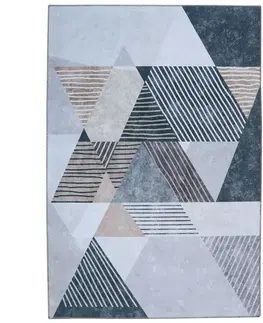 Moderné koberce Tlačený koberec  Chenille Print Rug 1,4/1,9 7956