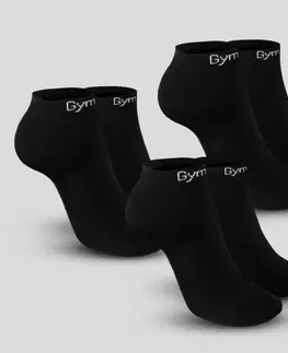 Spodné prádlo a plavky GymBeam Ponožky Ankle Socks 3Pack Black  XL/XXL