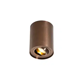 Bodove svetla Moderné stropné bodové svietidlo tmavé bronzové otočné a sklopné - Rondoo Up
