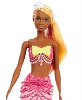 Hračky bábiky MATTEL - Morská panna Barbie Dreamtopia Oranžové vlasy
