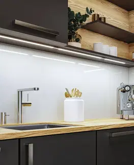 Osvetlenie kuchynskej linky Paulmann Paulmann vstavané svietidlo Inline 2x predĺženie chróm 35 cm CCT