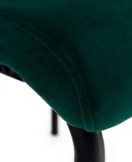 Stoličky Jedálenská stolička, smaragdová/kov, JONKA