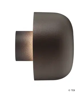 Vonkajšie nástenné svietidlá FLOS FLOS Bellhop vonkajšia nástenná 2700 K tmavo-hnedá