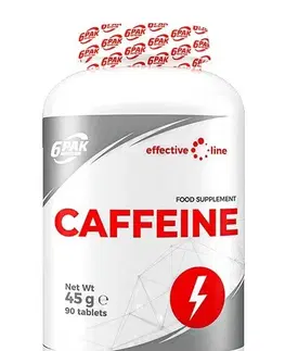 Kofeín Caffeine - 6PAK Nutrition 90 tbl.