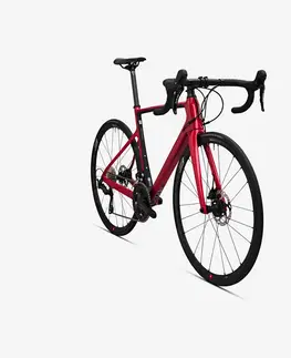 bicykle Pánsky cestný bicykel EDR CF Shimano 105 12 rýchlostí červený