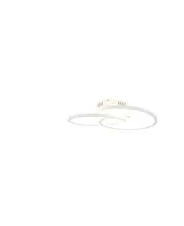 Stropne svietidla Stropné svietidlo biele 45 cm vrátane LED 3 stupňové stmievateľné - Rowin