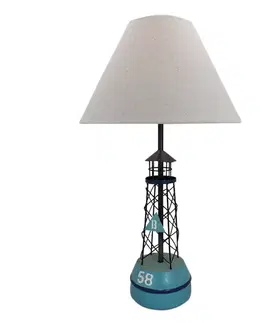 Stolové lampy Sea-Club Stolná lampa 5761 Bója s textilným tienidlom