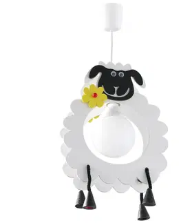 Závesné svietidlá Elobra Závesná lampa Ovca v tvare zvieraťa