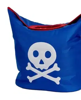 Boxy na hračky LOVE IT STORE IT - Taška na prádlo Piráti – modrá s pirátom