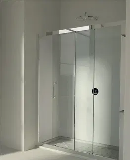 Sprchovacie kúty HOPA - Sprchovací kút MAYA KOMBI - Farba rámu zásteny - Hliník leštený, Rozmer A - 150, Rozmer B - 100, Výplň - Číre bezpečnostné sklo - 6 mm BLMA106CC + BL405CC