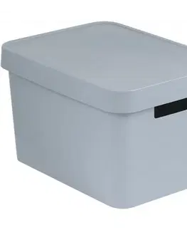 Úložné boxy CURVER INFINITY 17L úložný box 36 x 22 x 27 cm sivý