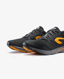 pánske tenisky Pánska bežecká obuv Run Active čierno-oranžová