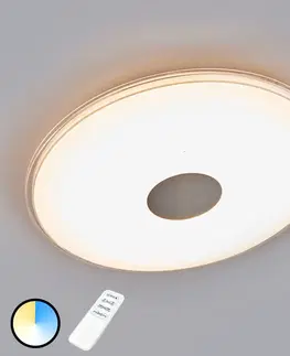 Stropné svietidlá Trio Lighting Okrúhle stropné LED svietidlo Shogun trblietavé