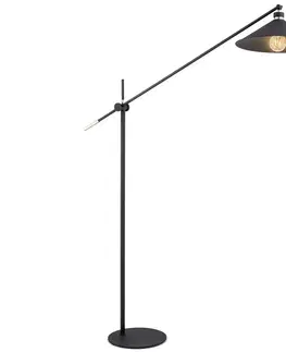 Lampy Argon Argon 4732 - Stojacia lampa NASHVILLE 1xE27/15W/230V čierna 