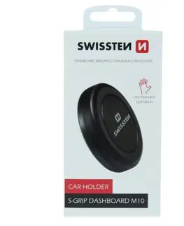 Držiaky na mobil Magnetický nalepovací držiak do auta Swissten S-Grip Dashboard M10, čierna 65010425