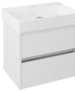 Kúpeľňa SAPHO - NIRONA umývadlová skrinka 57x51,5x43cm, biela NR060-3030