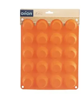 Formy na pečenie Orion Forma silikón muffiny malé 20, oranžová