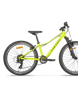 Bicykle Juniorský horský bicykel Galaxy Pavo 24" - model 2024 čierna - 12" (138-148 cm)