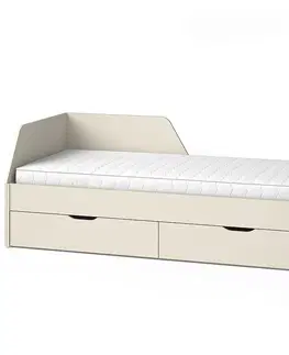 Jednolôžkové postele Posteľ Melo ME9  cashmere/cashmere