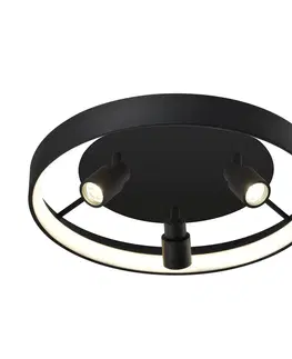Stropné svietidlá Viokef Denis LED stropné svietidlo, kruhové s 3 bodmi
