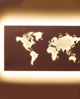 Nástenné svietidlá KARE Nástenné svietidlo KARE Map LED s káblom a zástrčkou