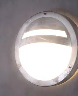 Vonkajšie nástenné svietidlá EGLO Okrúhle vonkajšie svetlo SEVILLA oceľ pozinkované