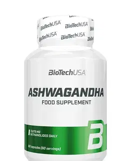Anabolizéry a NO doplnky Ashwagandha - Biotech USA 60 kaps.