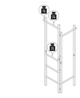 Furniture Rebrík na oblečenie