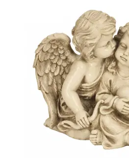Sošky, figurky-anjeli MAKRO - Anjeli sediaci so srdcom 21,5c