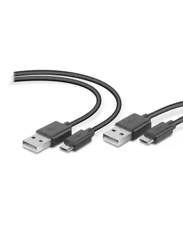 Príslušenstvo k herným konzolám Set nabíjacích káblov Speedlink Stream Play & Charge USB Cable Set pre PS4 SL-450104-BK