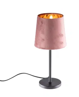 Stolove lampy Moderne tafellamp roze E27 - Lakitu