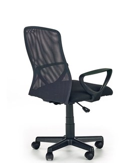 Kancelárske stoličky HALMAR Alex kancelárska stolička s podrúčkami čierna / sivá