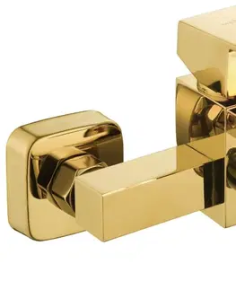 Kúpeľňové batérie MEXEN - Libra vaňová batéria, zlatá 745130-50