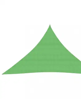 Stínící textilie Tieniaca plachta trojuholníková HDPE 3 x 3 x 3 m Dekorhome Hnedá