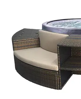 Vírivé bazény DEOKORK Mobilné vírivka VITA vrátane nábytku (800L)