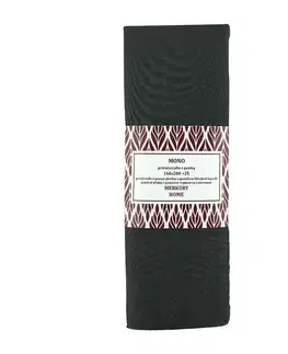 Bytový textil Plachta na gumičke Mono bavlna antracit 160x200 + 25 Merkury Home