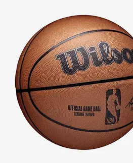 basketbal Basketbalová lopta NBA Official veľkosť 7 hnedá