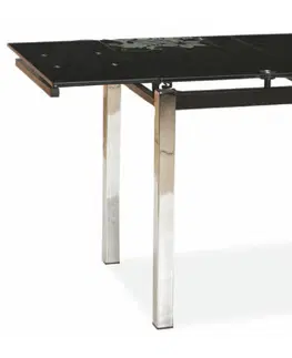 Jedálenské stoly Rozkladací jedálenský stôl GT-017 biely