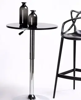 Dizajnové barové stoličky ArtKing Barová stolička HILO 75 | čierna