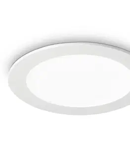 Zapustené svietidlá Ideallux Stropné LED svetlo Groove round 3 000 K 22,7 cm