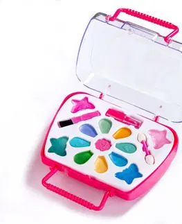 Hračky bábiky RAPPA - Detská sada líčenia beauted v plastovom kufríku