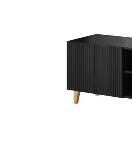 TV stolíky CAMA MEBLE Pafos 150 2D2K tv stolík čierna