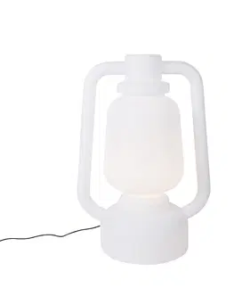 Vonkajsie osvetlenie Inteligentná stojaca lampa biela 110 cm vrátane Wifi G95 - Storm Extra Large