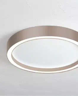 Stropné svietidlá BOPP Stropné svietidlo Bopp Aura LED Ø 30 cm biela/taupe