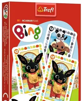 Hračky spoločenské hry - hracie karty a kasíno TREFL - čierny Peter - Bing