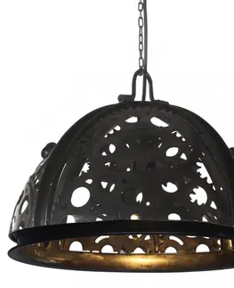 Osvetlenie Závesná lampa čierna Dekorhome 45 cm