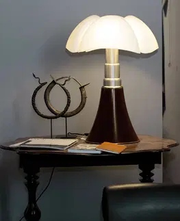 Stolové lampy Martinelli Luce Martinelli Luce Pipistrello – stolná lampa, hnedá