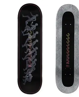 skateboardy Skateboardová doska z kompozitu DK900 FGC veľkosť 8.25" čierna