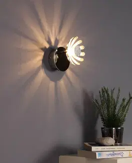 Nástenné svietidlá Eco-Light Nástenné LED svietidlo Bloom strieborné
